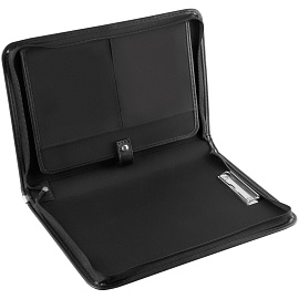 Папка деловая OfficeSpace "Venezia" кожзам, на молнии, зажим для бумаг фото Папка деловая OfficeSpace "Venezia" кожзам, на молнии, зажим для бумаг