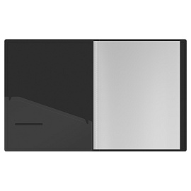 Папка с 20 вкладышами Berlingo "Soft Touch" А4, 17мм, 700мкм, черная, с внутр. карманом