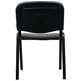 Стул Helmi HL-F01 "Изо", каркас черный, обивка кожзам черный