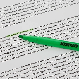 Набор текстовыделителей Kores (толщина линии 0.5-3.5 мм, 4 цвета)