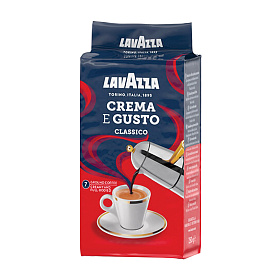Кофе молотый Lavazza Crema e Gusto Classico 250 г (вакуумная упаковка)