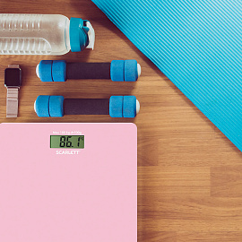 Весы напольные Scarlett SC-BS33E041 розовые (1120577)