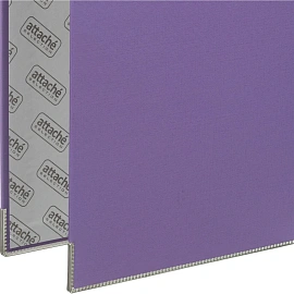 Папка-регистратор Bantex (Attache Selection) Economy Plus 50 мм фиолетовая бумвинил/бумага с защитным уголком