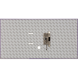 Папка-регистратор Bantex (Attache Selection) Economy Plus 50 мм фиолетовая бумвинил/бумага с защитным уголком