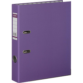 Папка-регистратор Bantex (Attache Selection) Economy Plus 50 мм фиолетовая бумвинил/бумага с защитным уголком