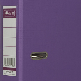 Папка-регистратор Bantex (Attache Selection) Economy Plus 50 мм фиолетовая бумвинил/бумага с защитным уголком