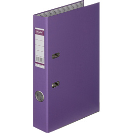 Папка-регистратор Bantex (Attache Selection) Economy Plus 50 мм фиолетовая бумвинил/бумага с защитным уголком