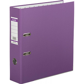 Папка-регистратор Bantex (Attache Selection) Economy Plus 80 мм фиолетовая бумвинил/бумага