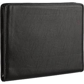 Сумка-папка деловая Алекс Фортуна-Люкс из искусственной кожи черного цвета (177)