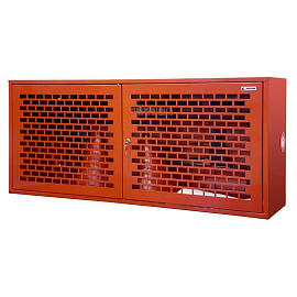 Щит пожарный Пожтехника Престиж ЩПЗ-СК металлический навесной с решеткой (125x55x30 см)