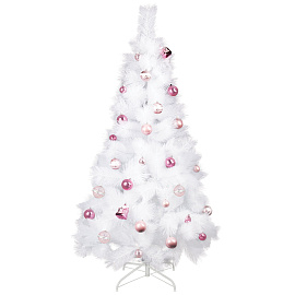 Ель новогодняя искусственная "Пушистая" 150 см, белая, ЗОЛОТАЯ СКАЗКА, 592047