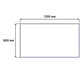 Стол прямой Рондо СТ2-13 (береза, 1300х800х755 мм)
