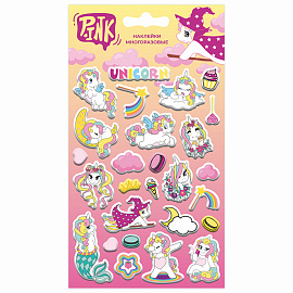 Наклейки объемные АССОРТИ, 11х20 см, PY