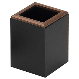 Набор настольный деревянный тёмный орех (8 предметов)