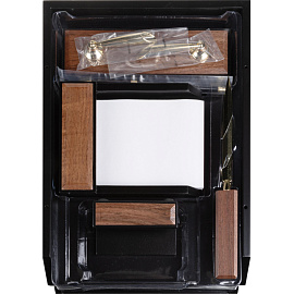 Набор настольный деревянный тёмный орех (8 предметов)