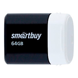 Память Smart Buy "Lara" 64GB, USB 2.0 Flash Drive, черный