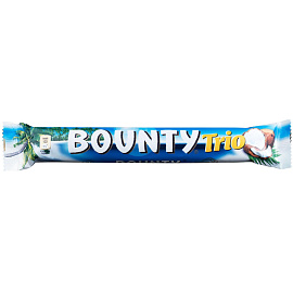 Шоколадный батончик Bounty trio 82.5 г