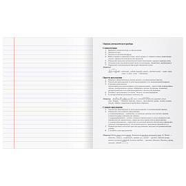 Тетрадь предметная 48л. BG "Перфокарта" - Русский язык, пластиковая обложка