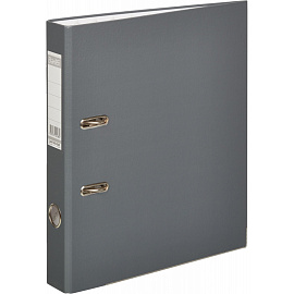 Папка-регистратор Bantex (Attache Selection) Economy Plus 50 мм серая бумвинил/бумага