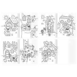 Раскраска А5, 16 стр., ТРИ СОВЫ "Любимая раскраска