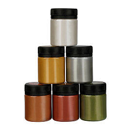 Гуашь художественная Гамма "Старый мастер", 6 цветов, 40мл, "металлик", картон.упак.