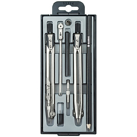 Готовальня Глобус Technica (корпус серебристый, НЧ8-70-60)