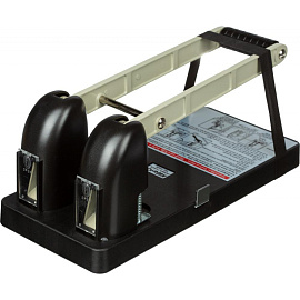 Дырокол мощный KW-Trio до 150 листов черный с линейкой