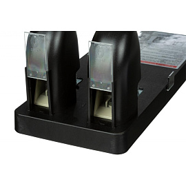 Дырокол мощный KW-Trio до 150 листов черный с линейкой