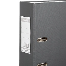 Папка-регистратор Bantex (Attache Selection) Economy Plus 80 мм серая бумвинил/бумага с защитным уголком