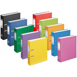 Папка-регистратор Bantex (Attache Selection) Economy Plus 80 мм оранжевая бумвинил/бумага с защитным уголком