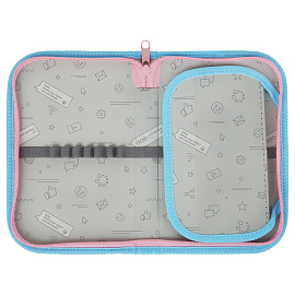 Пенал 1 отделение, 200*130 ArtSpace "Fairies", доп. секция, ткань