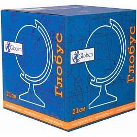 Глобус Globen Классик физико-политический 21 см с подсветкой