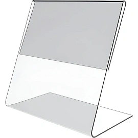 Ценникодержатель-подставка Attache ПЭТ 80x90 мм прозрачный (20 штук в упаковке)