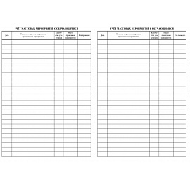 Журнал учета работы педагога дополнительного образования в объединении Учитель-канц А4 20 листов 1-11 классы