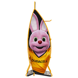 Дисплей для размещения товара настольный DURACELL, 2х3 крючка, 70000267 фото Дисплей для размещения товара настольный DURACELL, 2х3 крючка, 70000267