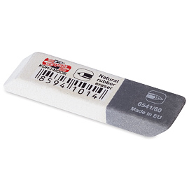 Ластик Koh-I-Noor 6541/60 из натурального каучука прямоугольный 57x14x8 мм