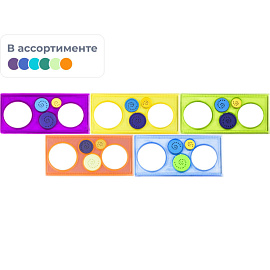 Линейка спирограф №1 School 20 см пластиковая в ассортименте