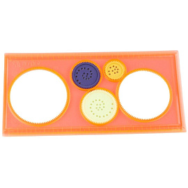 Линейка спирограф №1 School 20 см пластиковая фото Линейка спирограф №1 School 20 см пластиковая