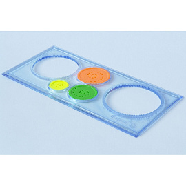 Линейка спирограф №1 School 20 см пластиковая фото Линейка спирограф №1 School 20 см пластиковая