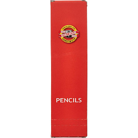 Карандаш чернографитный HB Koh-I-Noor Astra 1602 заточенный шестигранный