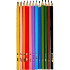 Карандаши цветные Koh-i-Noor Birds 12 карандашей 12 цветов шестигранные