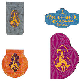 Закладки магнитные для книг, 4шт., Волшебник изумрудного города "Друзья фото Закладки магнитные для книг, 4шт., Волшебник изумрудного города "Друзья