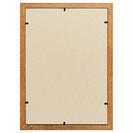 Рамка деревянная (МДФ) 21*30см, OfficeSpace, №1, акриловое небьющееся стекло, мокко