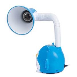 Настольная лампа / светильник SONNEN OU-603, на подставке, цоколь Е27, "Сова", синий, 236674