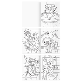 Раскраска А4, 16 стр., ТРИ СОВЫ "Любимая раскраска