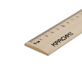 Линейка 40см Красин "Стандарт", дерево фото Линейка 40см Красин "Стандарт", дерево