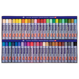 Пастель масляная художественная BRAUBERG ART CLASSIC, 48 цветов, круглое сечение, 182103