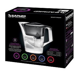 Фильтр-кувшин для очистки воды Барьер Твист 4 л (В178Р00)