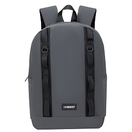 Рюкзак HEIKKI CHARACTER (ХЕЙКИ) универсальный, эргономичный, серый, 43х31х13 см, 273917