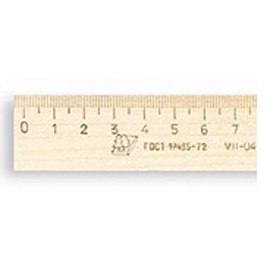 Линейка Можга ЛП-400 40 см деревянная коричневая